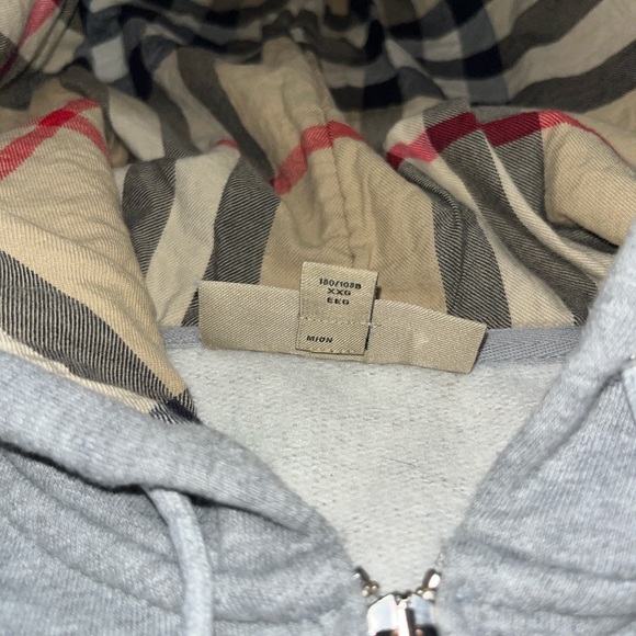 Burberry Check Lined Zip Up Hoodie - Picture 7 of 10